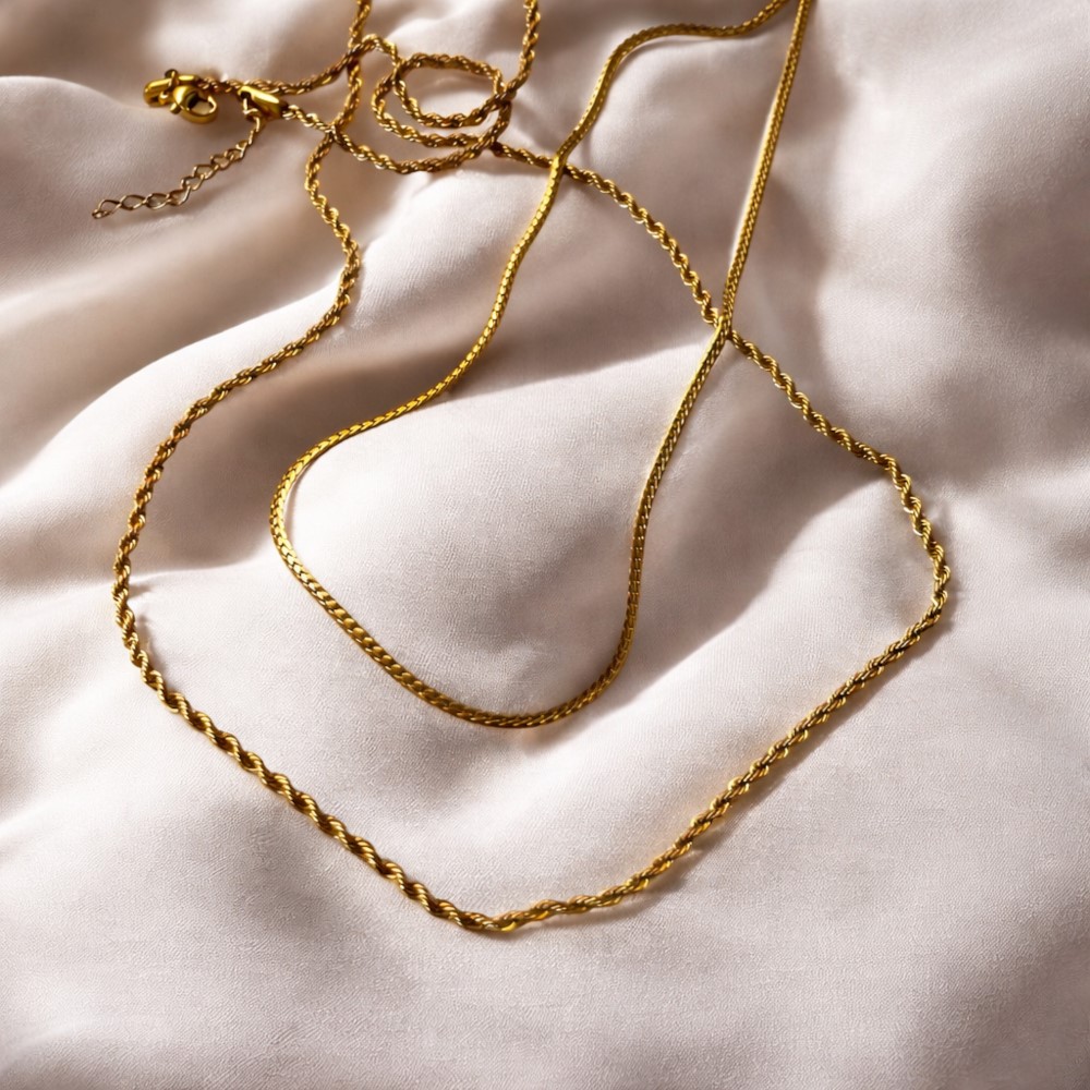 Αλυσίδα χρυσή πλεκτή μακριά